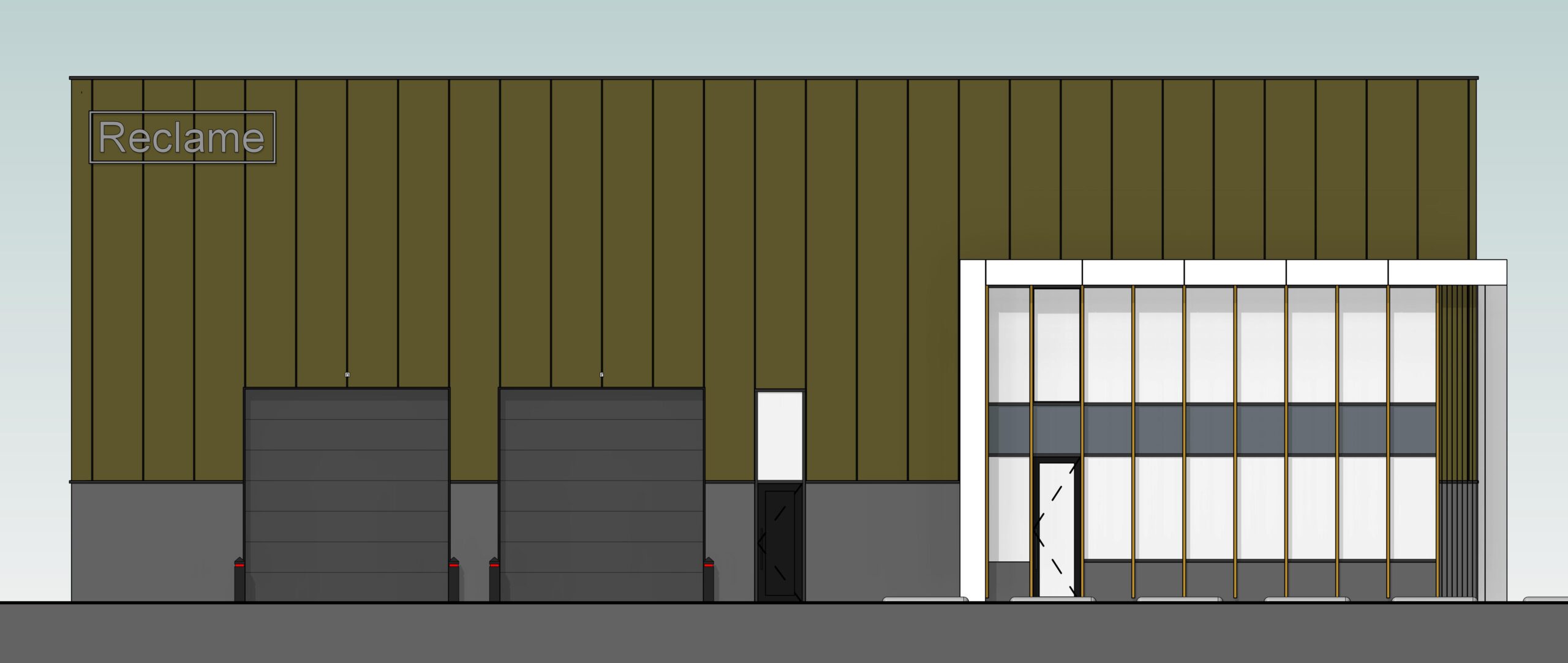 20250530 Langeweg Zuidland - Elevation - Zuidgevel