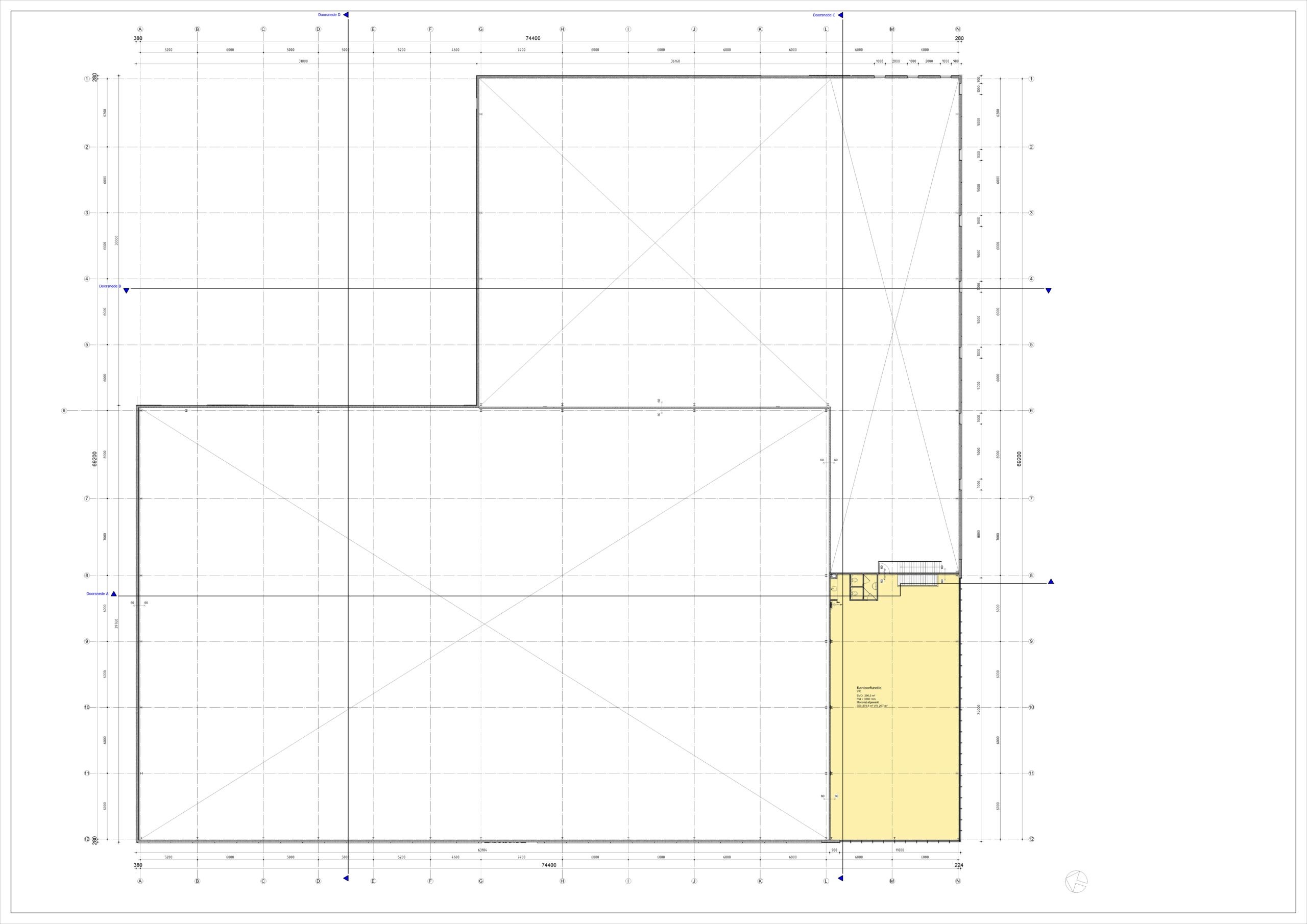 20250826 Fokkerstraat Schiedam - Sheet - 24113-N07 - Verdieping 1