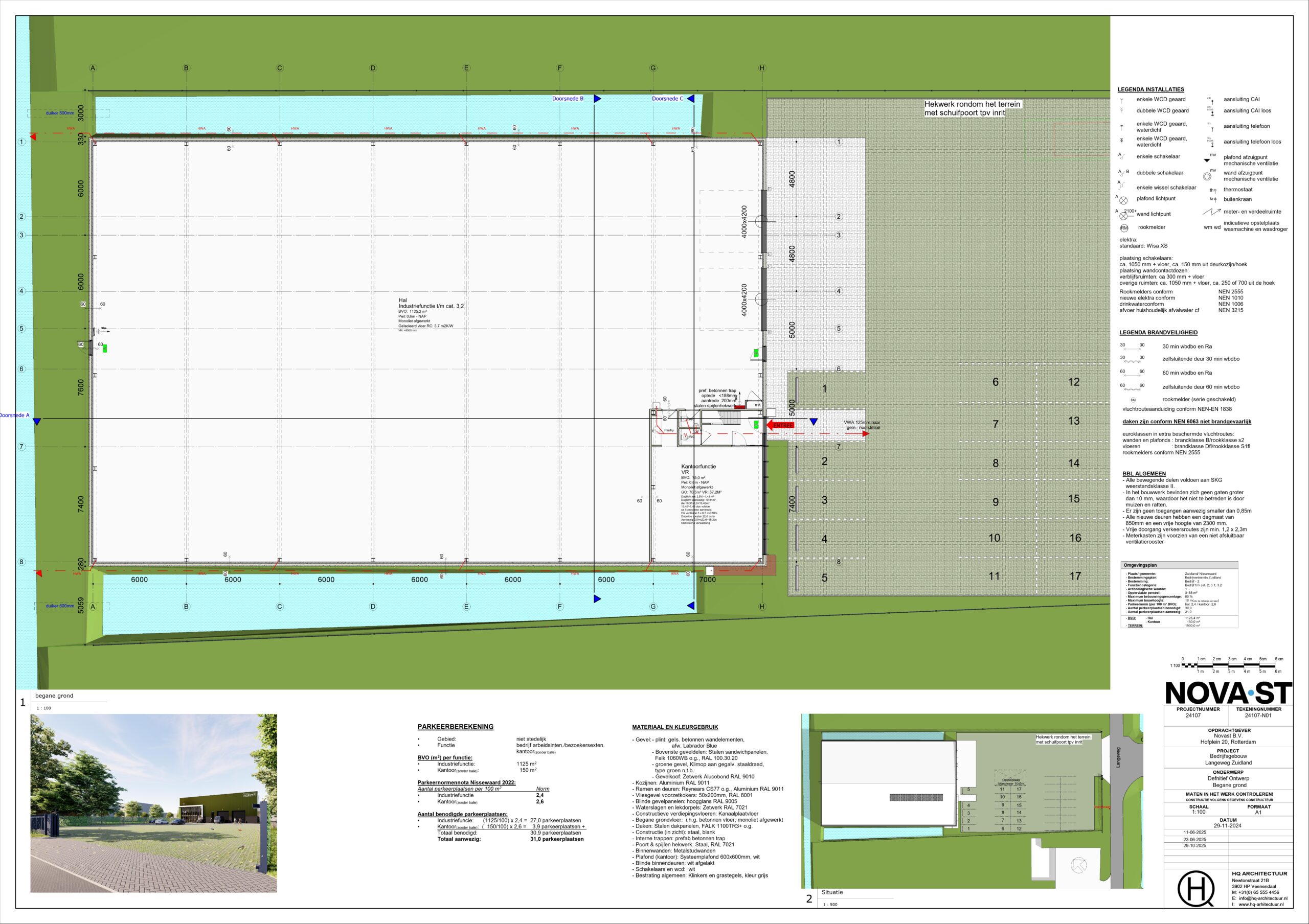 20260108 Langeweg Zuidland - Sheet - 24107-N01 - Begane grond