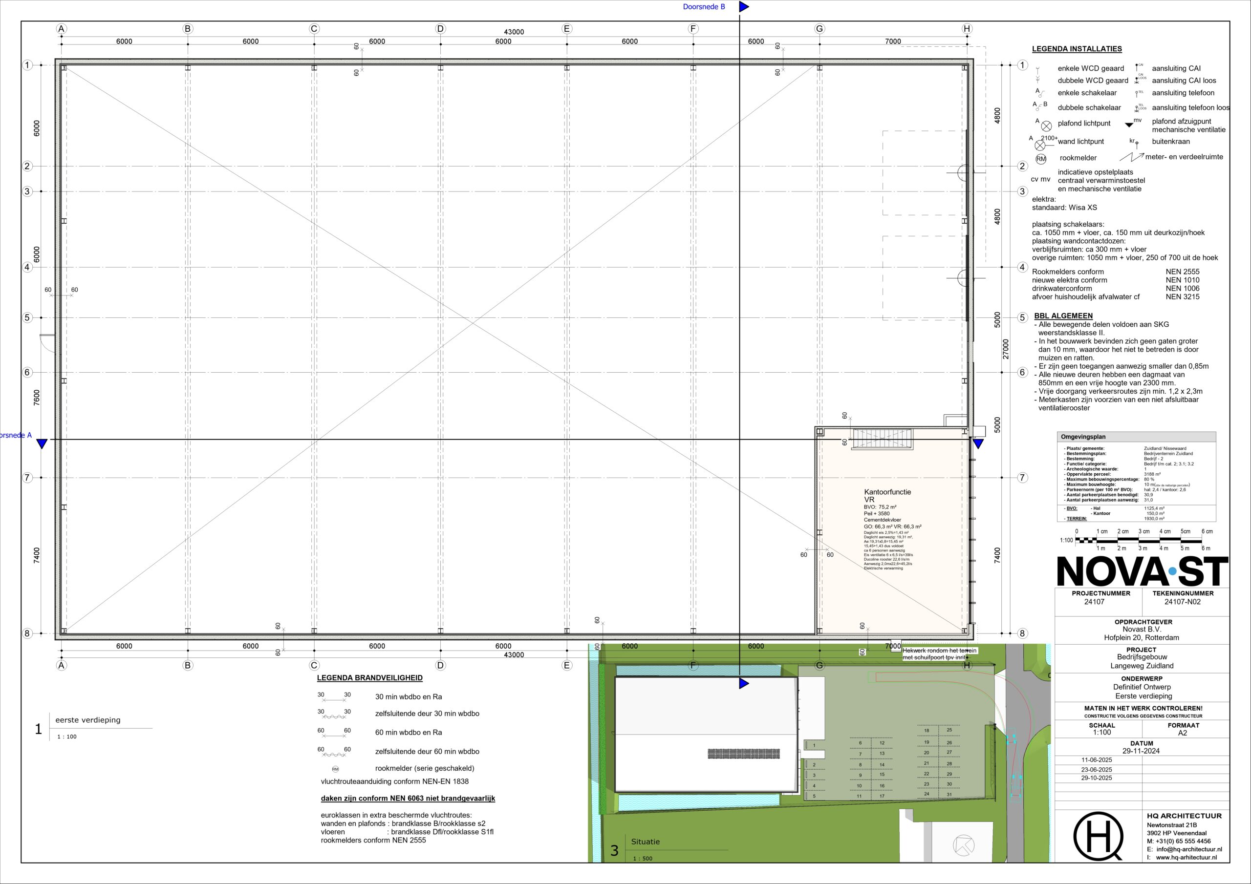 20260108 Langeweg Zuidland - Sheet - 24107-N02 - Verdieping 1
